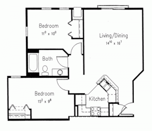 Clybourn Place 2 Bedroom