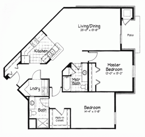 Cortland Pond 2 Bedroom - Unit F