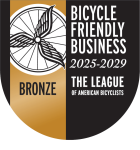 Bronze Award for Bicycle Friendly Business 2025-2029 by The League of American Bicyclists