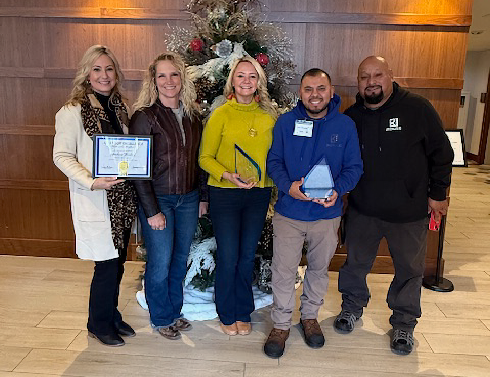 Group photo of winners of the 2025 Apartment Association Awards of Excellence - from Rouse Community.